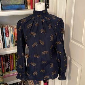 Tuckernuck Leopard Print Blouse